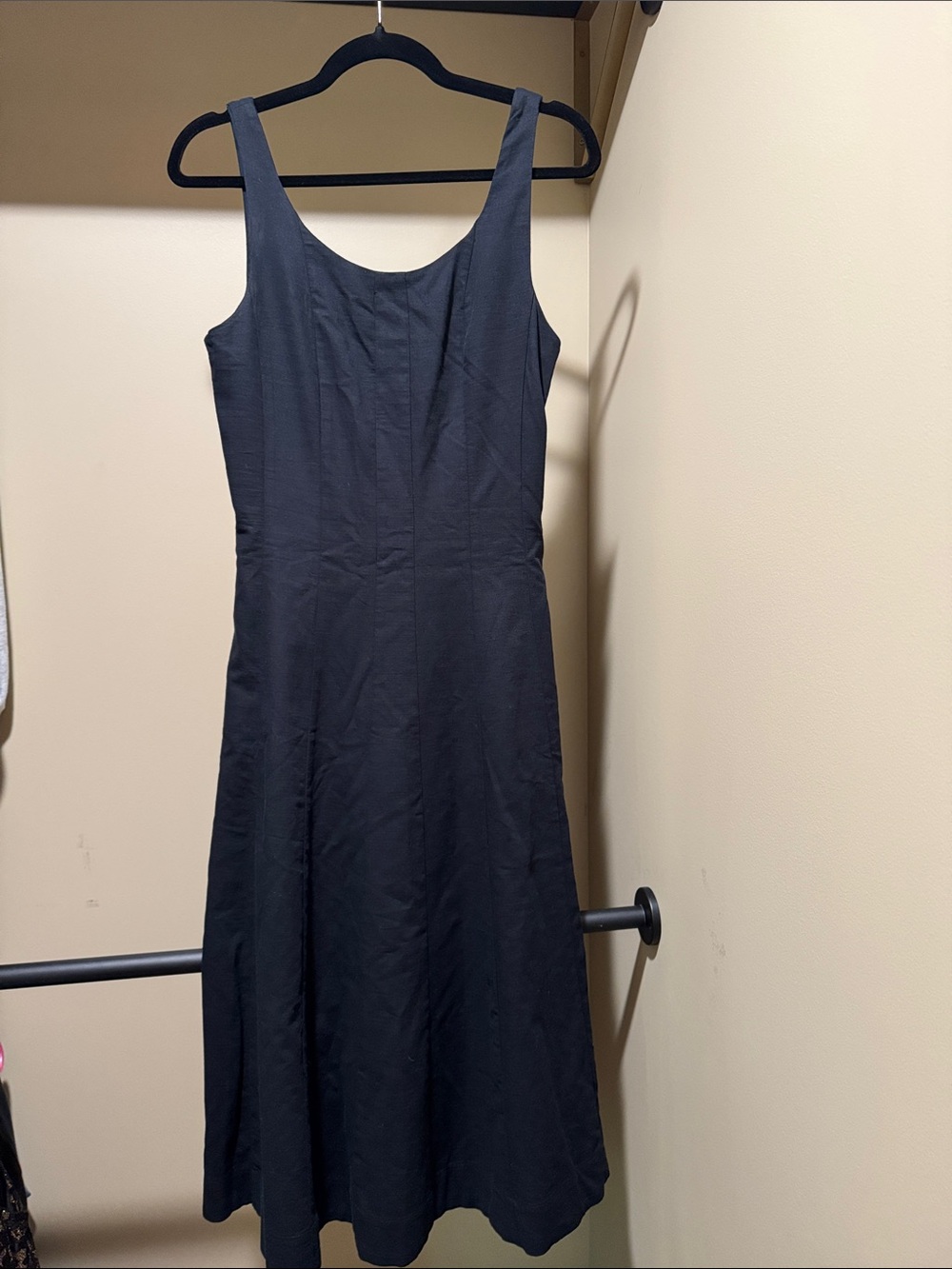 A New Day Black Sleevless Maxi Dress. Size 4. NWT.